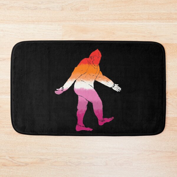 Item preview, Lesbian Pride Bigfoot designed and sold by Kinky Appalachia.