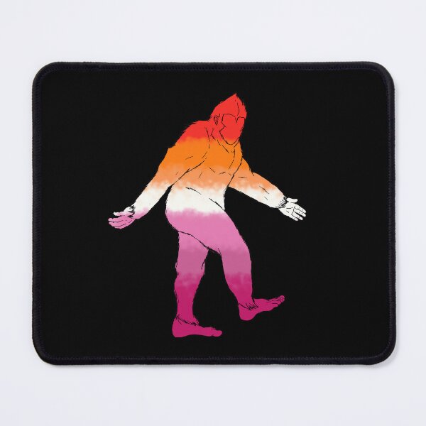 Item preview, Lesbian Pride Bigfoot designed and sold by Kinky Appalachia.