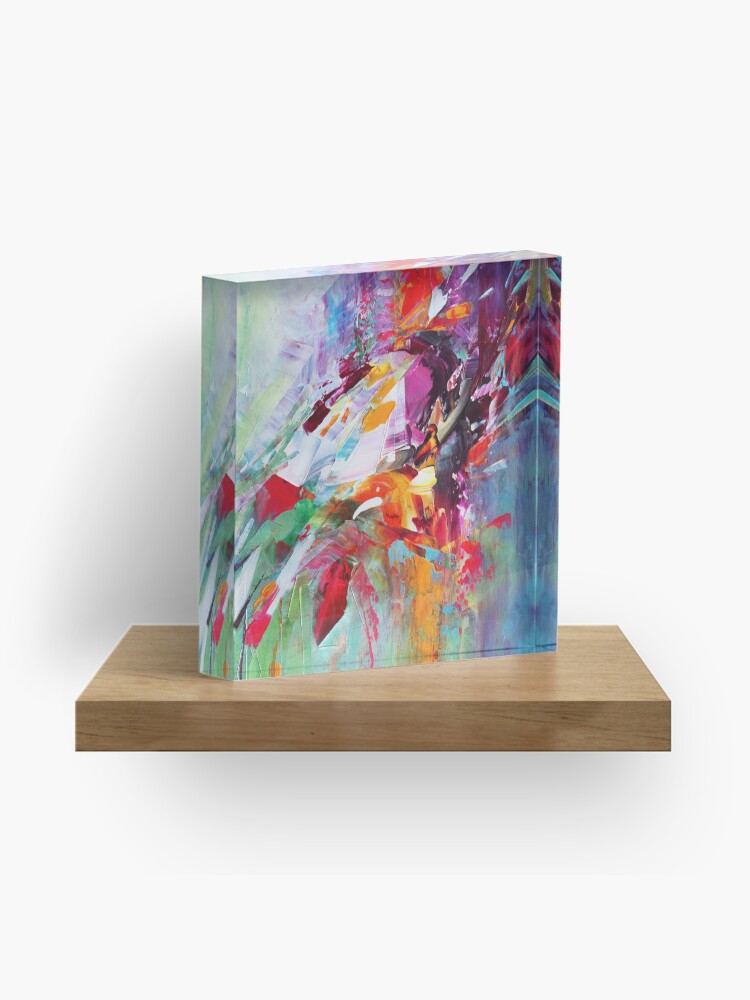 Aperçu 1 sur 5. Bloc acrylique avec l'œuvre Le souffle de Mai 3 créée et vendue par ElioraBousquet.