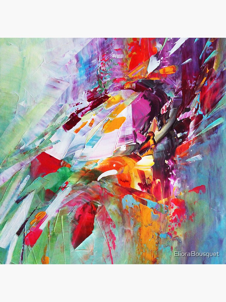 Aperçu 5 sur 5. Bloc acrylique avec l'œuvre Le souffle de Mai 3 créée et vendue par ElioraBousquet.