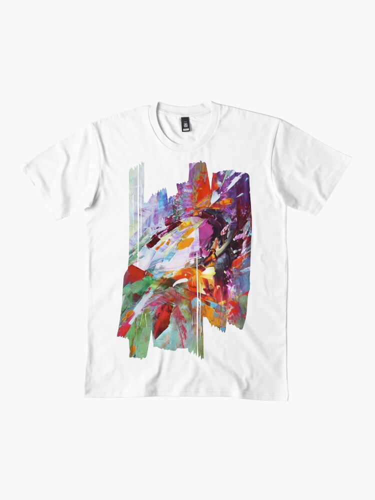 Aperçu 2 sur 4. T-shirt premium avec l'œuvre Le souffle de Mai 3 créée et vendue par ElioraBousquet.