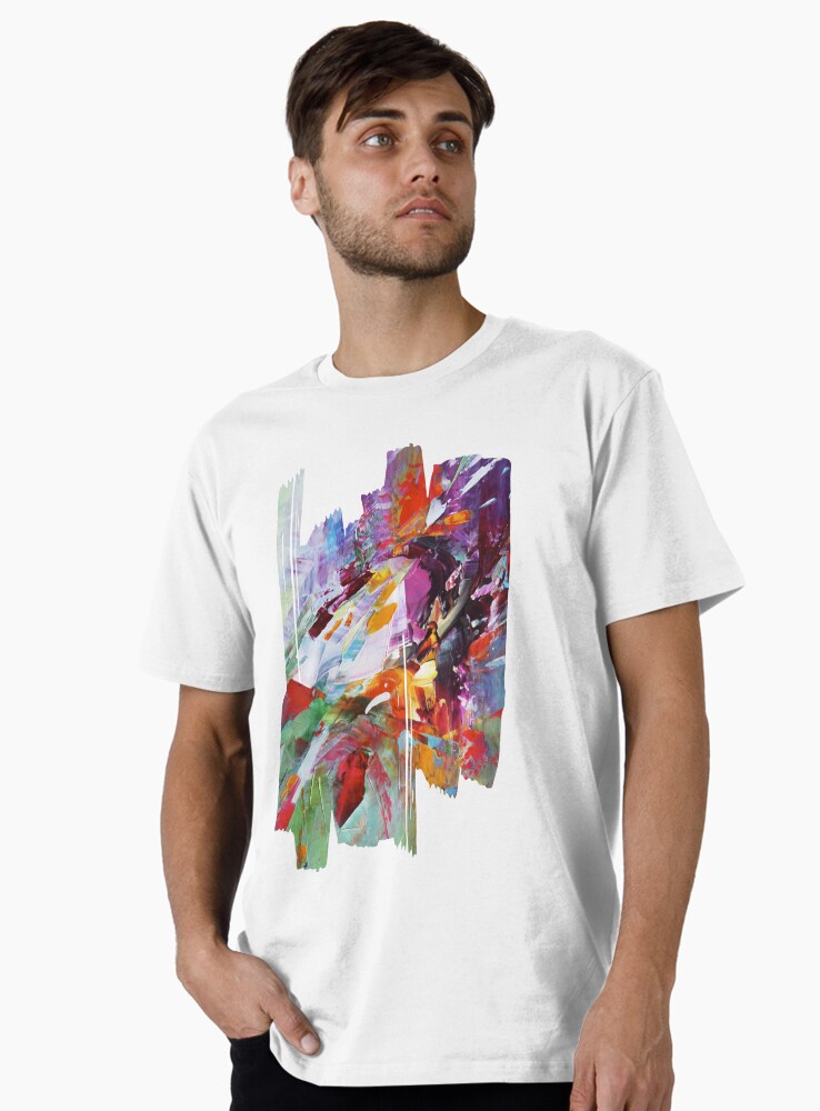 Aperçu 1 sur 4. T-shirt premium avec l'œuvre Le souffle de Mai 3 créée et vendue par ElioraBousquet.