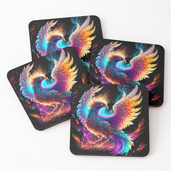 Item preview, mythical flying phoenix designed and sold by czarnyfeniks.