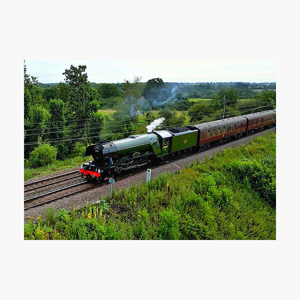 The Famous Flying Scotsman train wide shot Photographic Print
