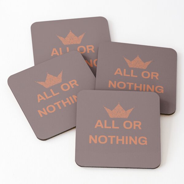 Item preview, ALL OR NOTHING KING QUOTES designed and sold by La Loca.