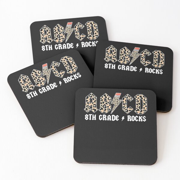 Item preview, Teachers ABCD 8th Grade Rocks Leopard Back To School designed and sold by mainana78.