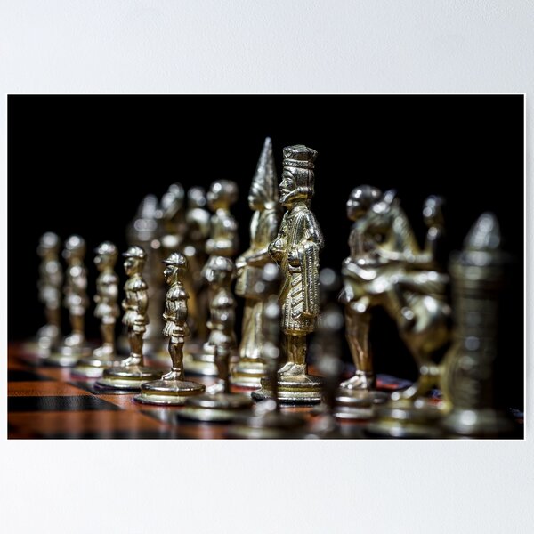 The immortal game Immortal Game Chess Chess Poster by smellypumpy