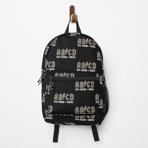 Item preview, Teachers ABCD 8th Grade Rocks Leopard Back To School designed and sold by mainana78.