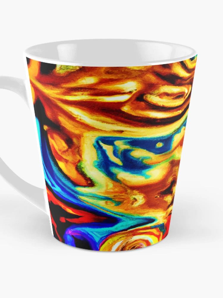 Thumbnail 3 of 4, Coffee Mug, Abstract Color Splashes designed and sold by Health And Fitness Posts e-Store.