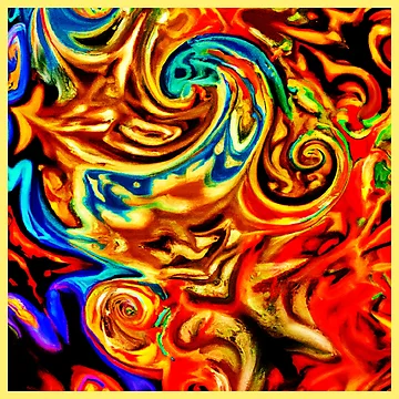 Artwork thumbnail, Abstract Color Splashes by Health And Fitness Posts e-Store