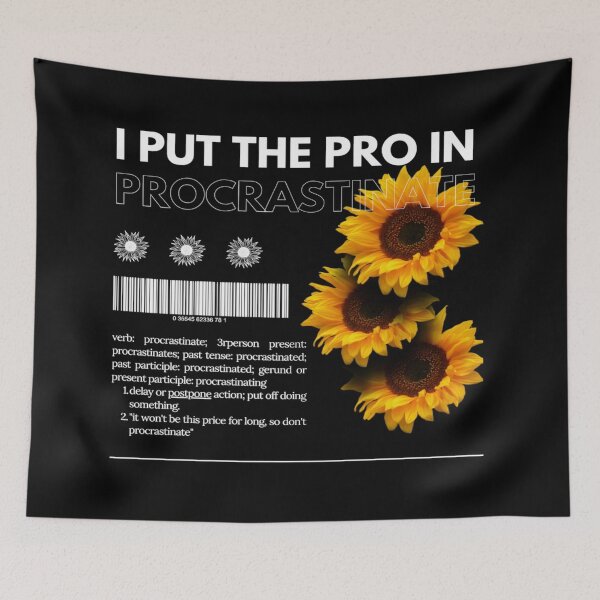 Item preview, Funny I Put the Pro in Procrastinate designed and sold by Paula Helit.