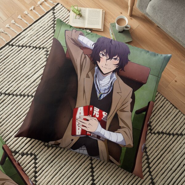 Dazai's Break Time Floor Pillow