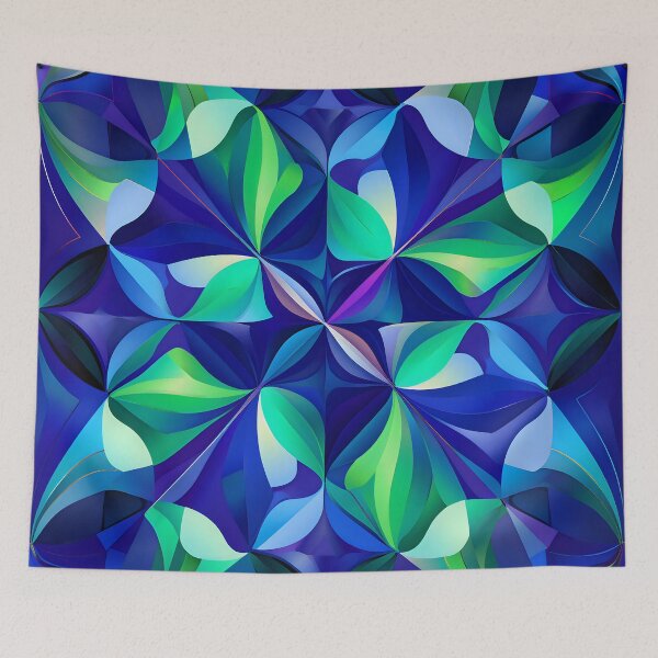 Item preview, Vibrant Islamic Geometry X: Abstract Composition of Interwoven Shapes and Patterns in Intense Shades. designed and sold by InsaneLEDP.