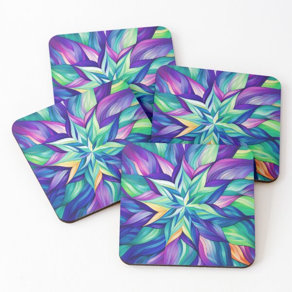 Item preview, Vibrant Islamic Geometry XI: Abstract Composition of Interwoven Shapes and Patterns in Intense Shades. designed and sold by InsaneLEDP.