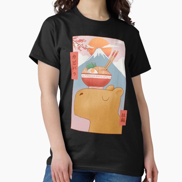 Item preview, Capybara and ramen designed and sold by ppmid.