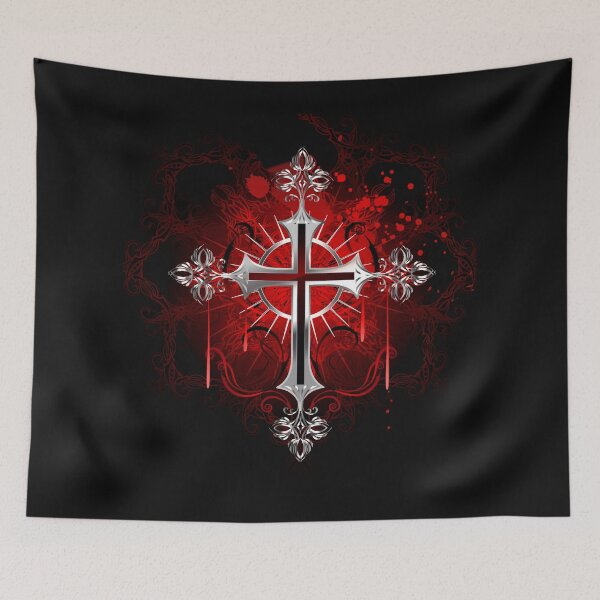 Item preview, Gothic Silver Cross designed and sold by MysticOzzy.