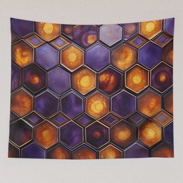 Item preview, Vibrant Islamic Geometry XII: Abstract Composition of Interwoven Shapes and Patterns in Intense Shades. designed and sold by InsaneLEDP.