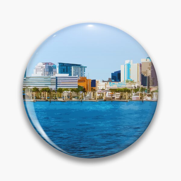 Item preview, Norfolk, Virginia, USA, Print designed and sold by summattodraw.