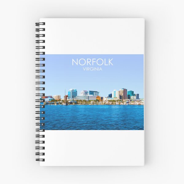 Item preview, Norfolk, Virginia, USA, Print designed and sold by summattodraw.