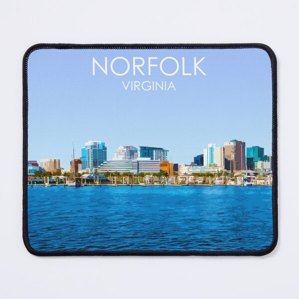 Item preview, Norfolk, Virginia, USA, Print designed and sold by summattodraw.