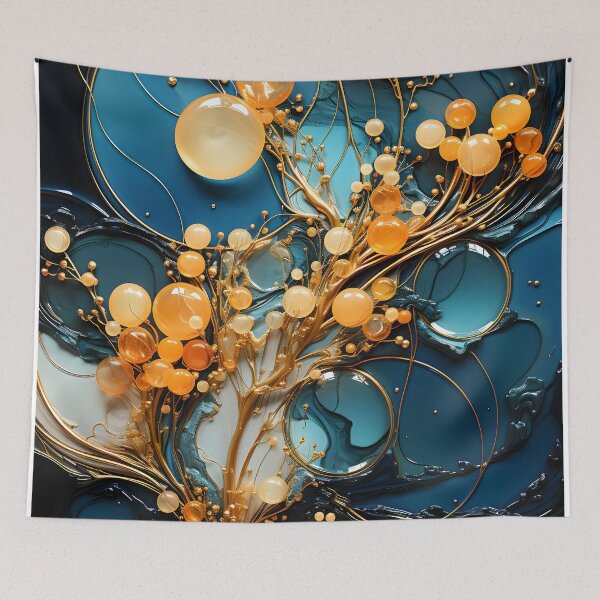 Item preview, Elegant Ebru Abstract Art designed and sold by Maxouniverse.