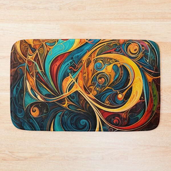 Item preview, Vibrant Islamic Geometry XIV: Abstract Composition of Interwoven Shapes and Patterns in Intense Shades. designed and sold by InsaneLEDP.