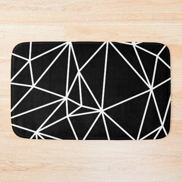 Item preview, black and white polygon designed and sold by artsimo.