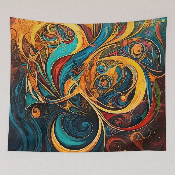 Item preview, Vibrant Islamic Geometry XIV: Abstract Composition of Interwoven Shapes and Patterns in Intense Shades. designed and sold by InsaneLEDP.
