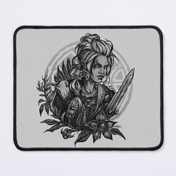 Item preview, Valkyrie with Deadly Nightshade - Tattoo Style designed and sold by BTW-byMargo.