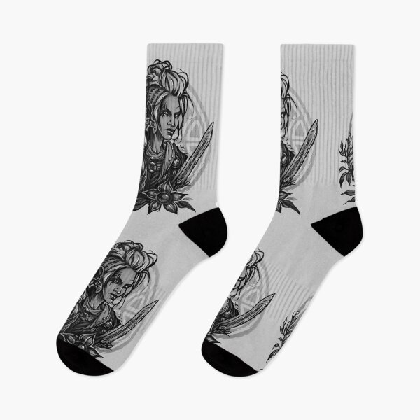 Item preview, Valkyrie with Deadly Nightshade - Tattoo Style designed and sold by BTW-byMargo.