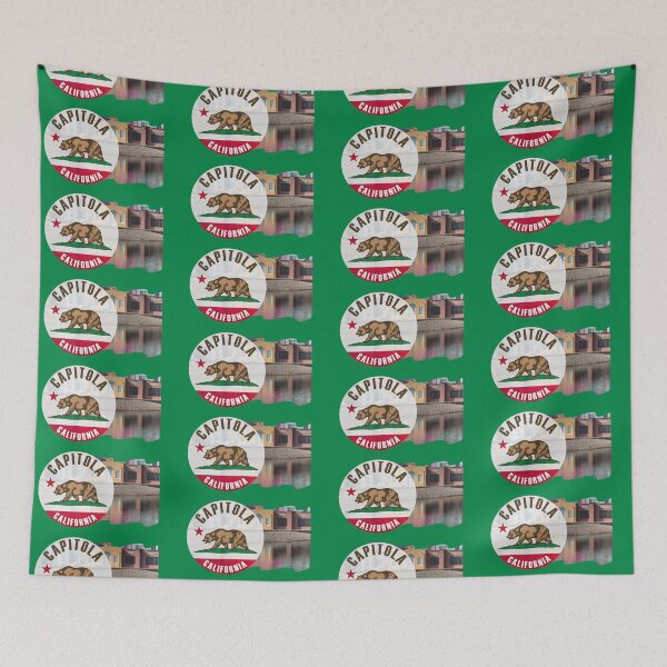 Item preview, Capitola Beach Californian Flag: Santa Cruz Coastal Living! designed and sold by EclecticCharm.