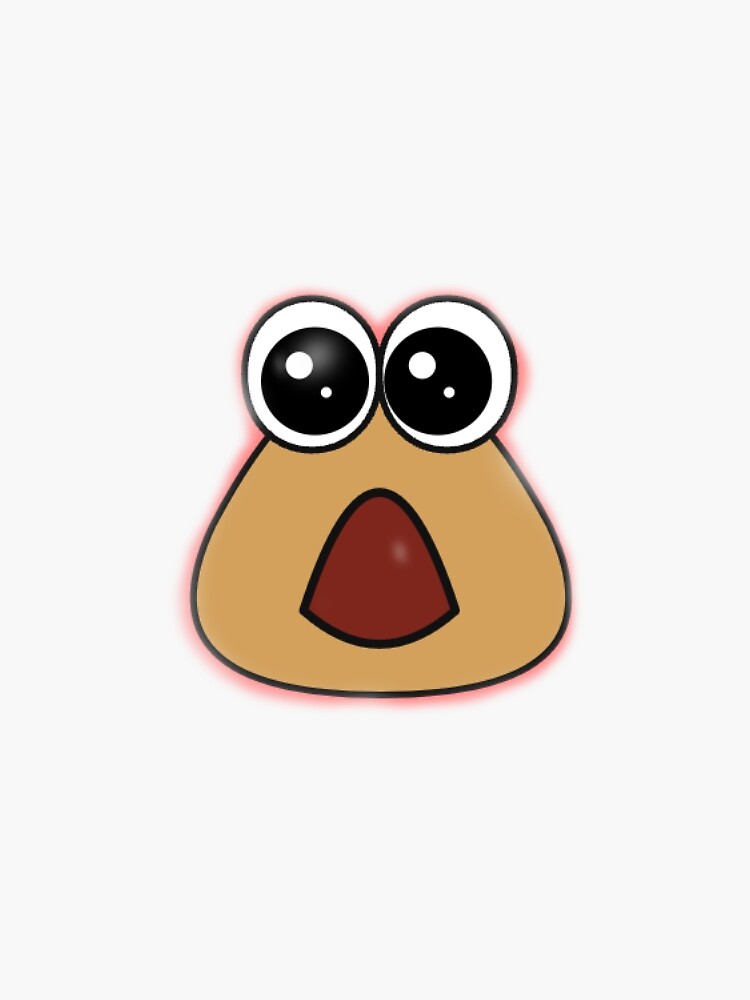 Pou Sticker for Sale by Barrelisred