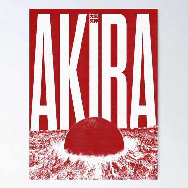 Akira 1988 Movie / Manga Poster