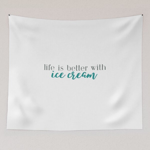 Item preview, Life is Better With Ice Cream | Ice Cream | Dessert | Sweets | Sweet Tooth designed and sold by ShoniwDesigns.