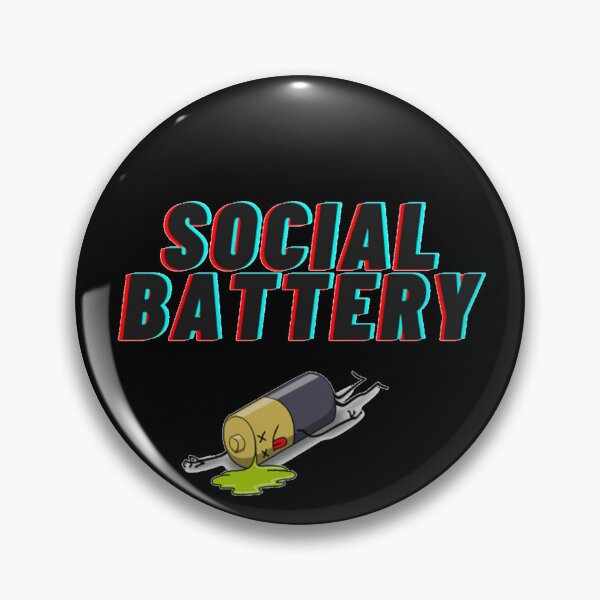 Item preview, Social Battery for Introverts designed and sold by Meme Art.
