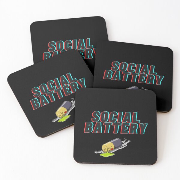 Item preview, Social Battery for Introverts designed and sold by Meme Art.
