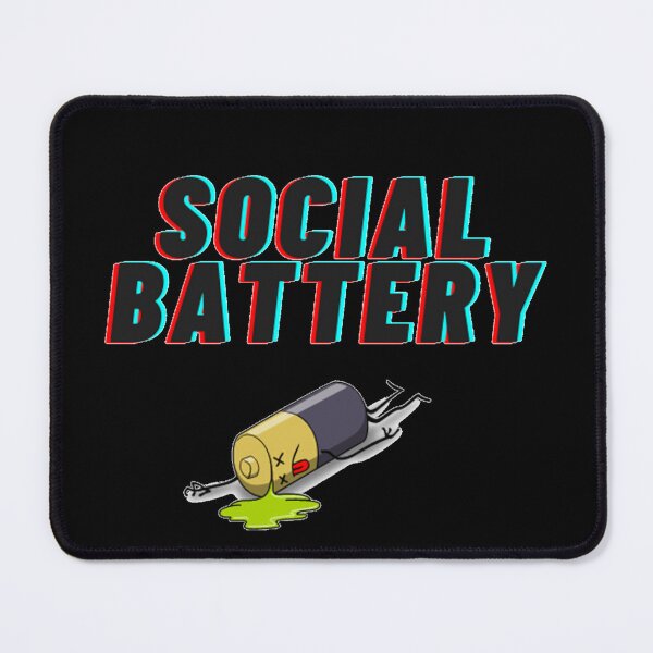 Item preview, Social Battery for Introverts designed and sold by Meme Art.
