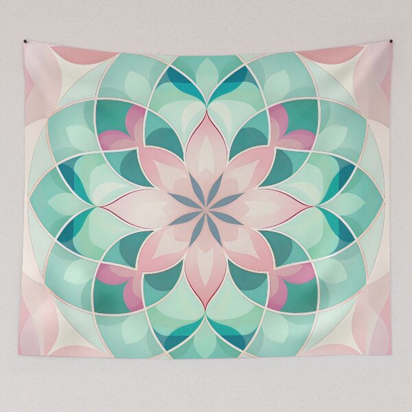 Item preview, Vibrant Islamic Geometry XIX: Abstract Composition of Interwoven Shapes and Patterns in Intense Shades. designed and sold by InsaneLEDP.
