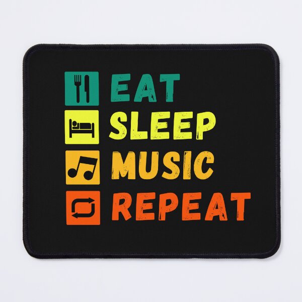 Item preview, Eat Sleep Music Repeat designed and sold by ColorDesings.