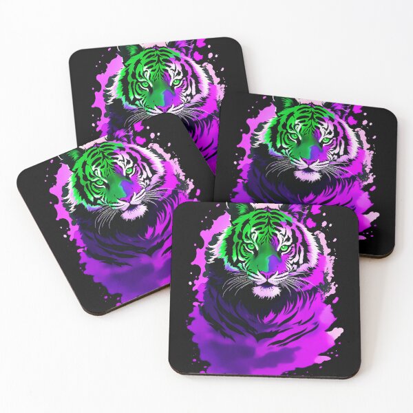 Artikelvorschau, Violette Tiger-Spritzfarbe entworfen und verkauft von MindWave THC.