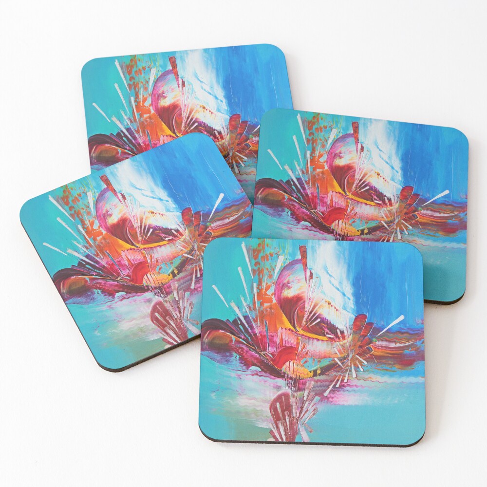 Aperçu de l'œuvre Dessous de verre (lot de 4) créée et vendue par ElioraBousquet.