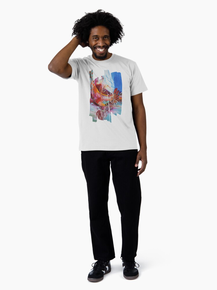 Aperçu 3 sur 4. T-shirt premium avec l'œuvre L'effet mer 3 créée et vendue par ElioraBousquet.