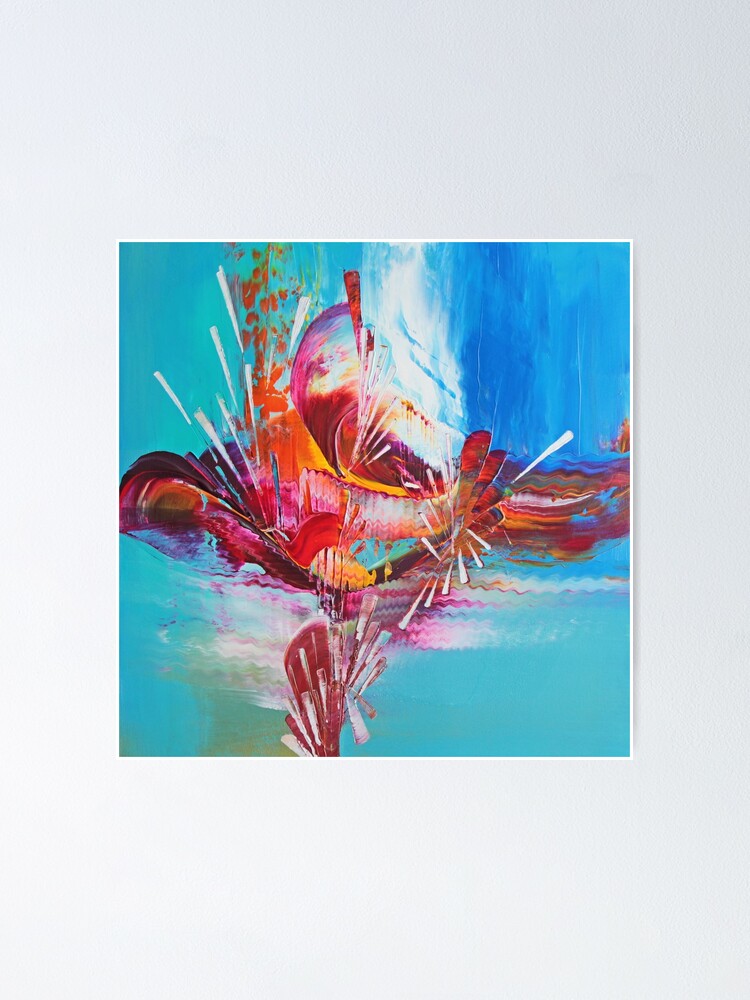 Aperçu 1 sur 3. Poster avec l'œuvre L'effet mer 3 créée et vendue par ElioraBousquet.