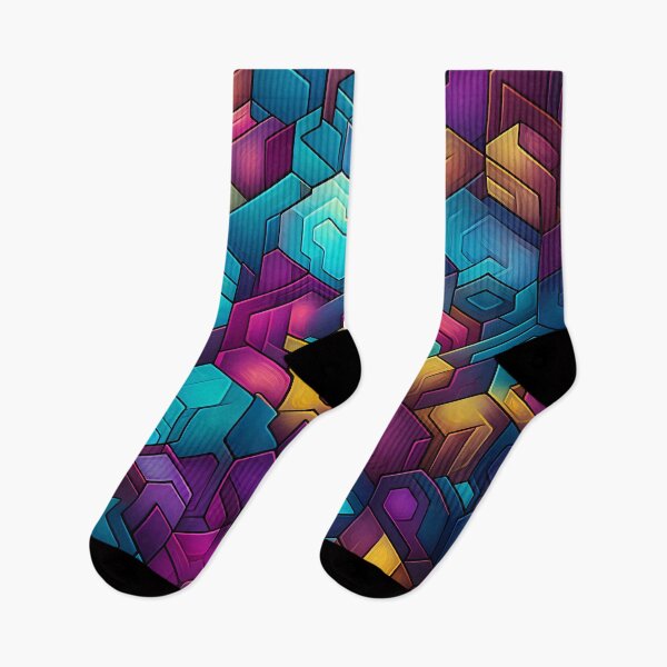 Item preview, Vibrant Islamic Geometry XX: Abstract Composition of Interwoven Shapes and Patterns in Intense Shades. designed and sold by InsaneLEDP.