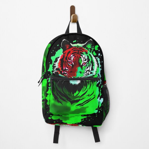 Artikelvorschau, Neongrüne Tiger-Spritzfarbe entworfen und verkauft von MindWave THC.