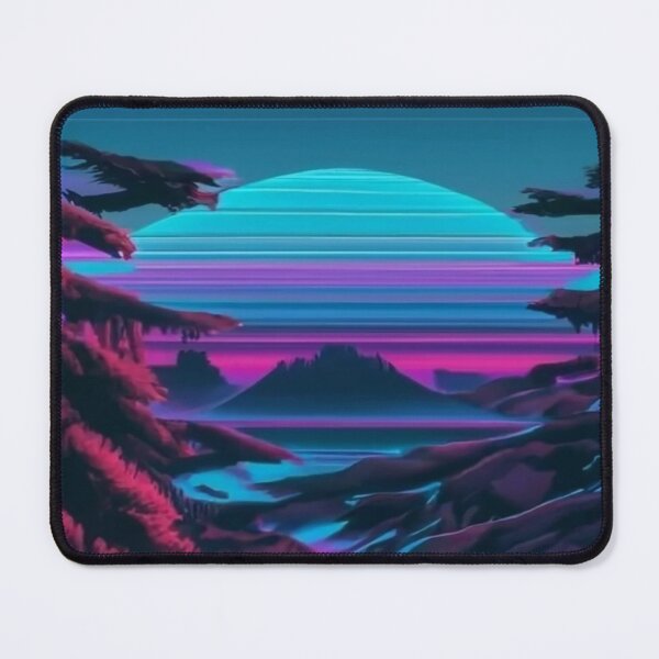 Item preview, Synthwave Mountain: Enchanted Harmony designed and sold by Boubidou.