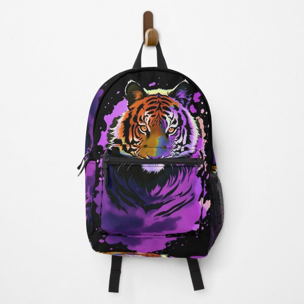Artikelvorschau, Lila Tiger-Spritzfarbe entworfen und verkauft von MindWave THC.