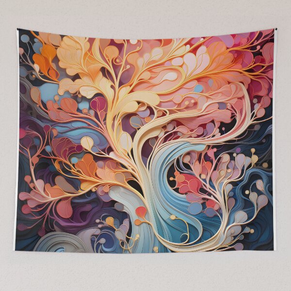 Item preview, Elegant Ebru Abstract Art 2 designed and sold by Maxouniverse.
