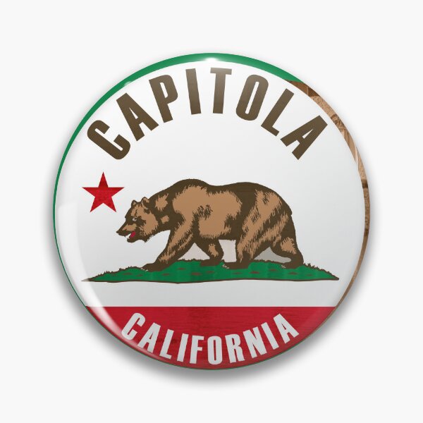 Item preview, Capitola Beach Californian Flag: Santa Cruz Coastal Living! designed and sold by EclecticCharm.