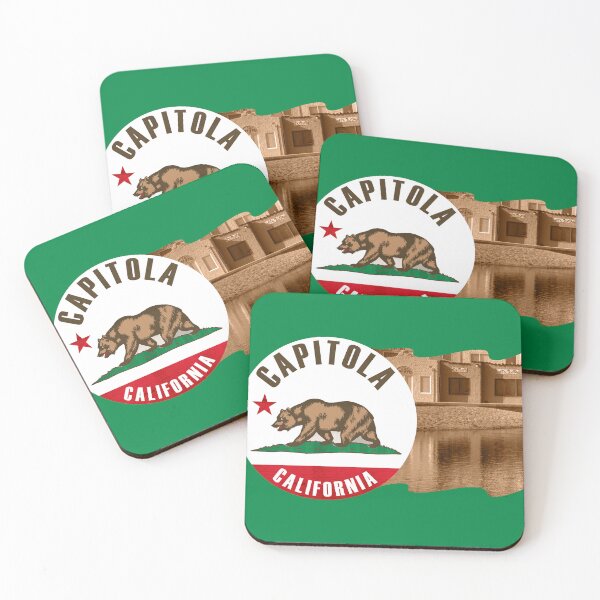 Item preview, Capitola Beach Californian Flag: Santa Cruz Coastal Living! designed and sold by EclecticCharm.